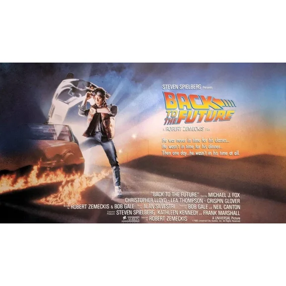 1985 Back To The Future Movie Poster Print Marty Mcfly Doc Brown UNFRAMED PAPER POSTER, Home Decor