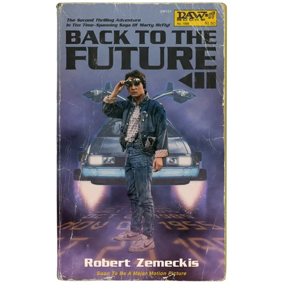 1985 Back To The Future Movie Poster Print Marty Mcfly Doc Brown UNFRAMED PAPER POSTER, Home Decor