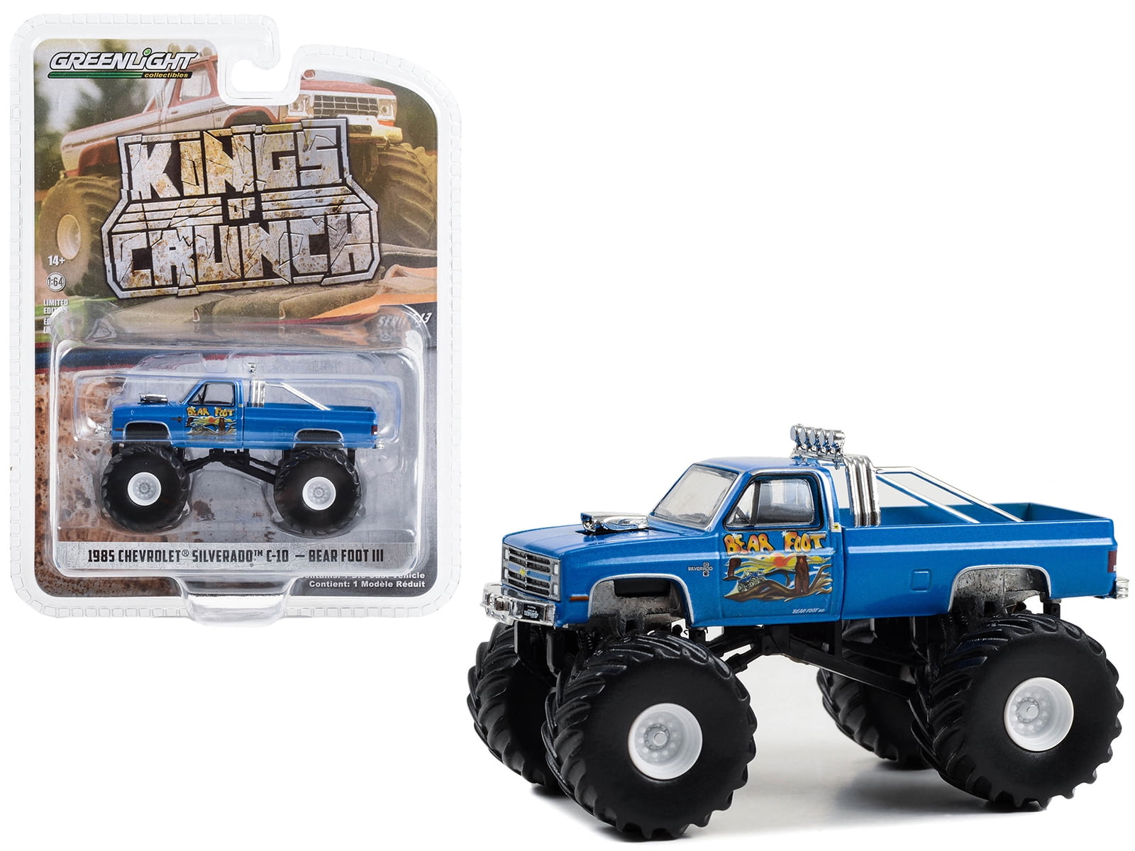 1985 Chevrolet Silverado C-10 Monster Truck Blue 