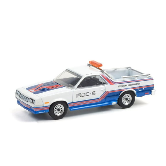 1985 Chevy El Camino SS, White - Greenlight 30312/48 - 1/64 scale Diecast Model Toy Car