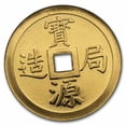 thumbnail image 1 of 1985 China 1/10 oz Gold Vault Protector Bao Yuan Medal, 1 of 4
