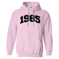 thumbnail image 1 of 1985 College Style Hoodie Sweatshirt Unisex Large Pink, 1 of 5