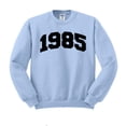 thumbnail image 1 of 1985 College Style Sweatshirt Unisex Medium Light Blue, 1 of 5