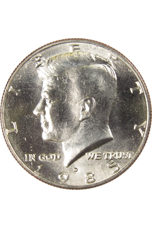 1985 D Kennedy Half Dollar BU Uncirculated Mint State 50c US Coin Collectible
