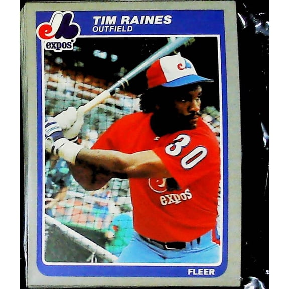 1985 Fleer Montreal Expos Team Set Pete Rose 24 Cards NM-MT
