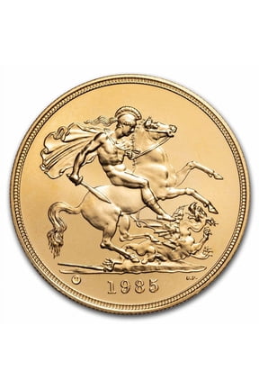 1985 Great Britain Gold 5 Pounds Elizabeth II BU