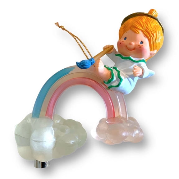 1985 Katybeth (Lighted Angel) Hallmark Keepsake Christmas Tree Ornaments QLX710-2