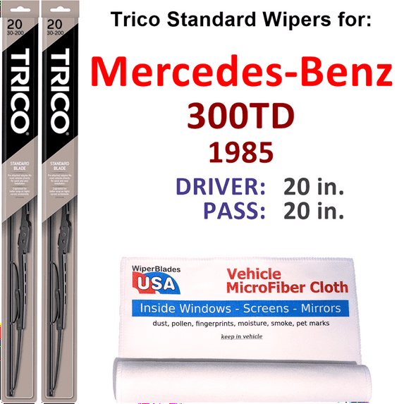 1985 Mercedes-Benz 300TD Wiper Blades (Set of 2)