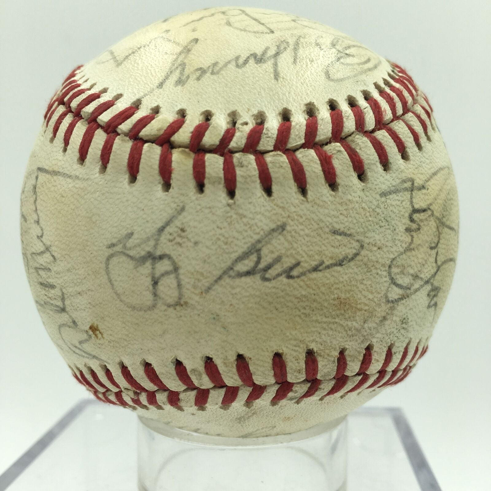 1985 New York Yankees Team Signed AL Baseball Yogi Berra Dave Winfield