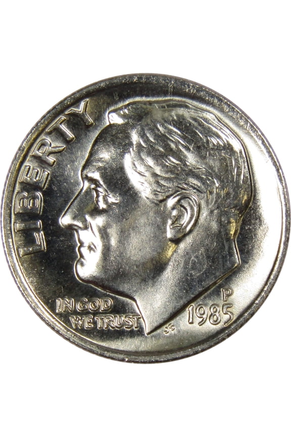 1985 P Roosevelt Dime BU Uncirculated Mint State 10c US Coin Collectible