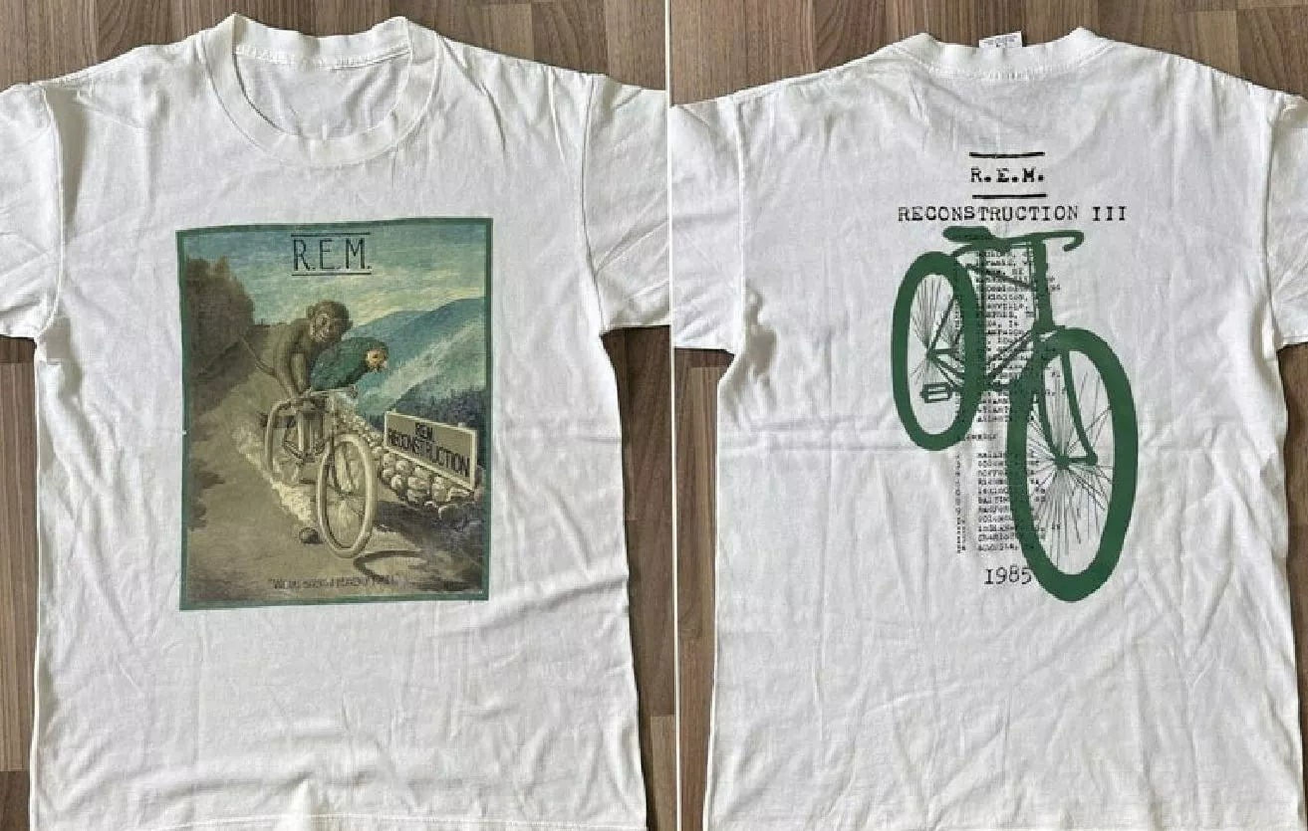 1985 Rem Reconstruction III Tour TShirt, 80s REM Rock Band Shirt