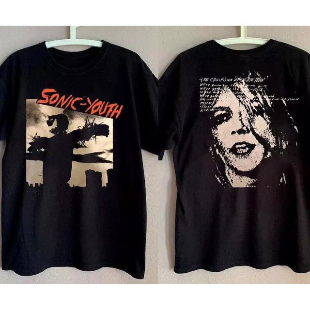 1985 Sonic Youth Bad Moon Rising Album Promo TShirt For Fans