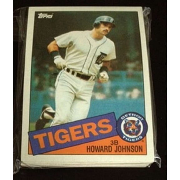 1985 Topps Detroit Tigers Team Set NRMT (Centering Variation common to production)