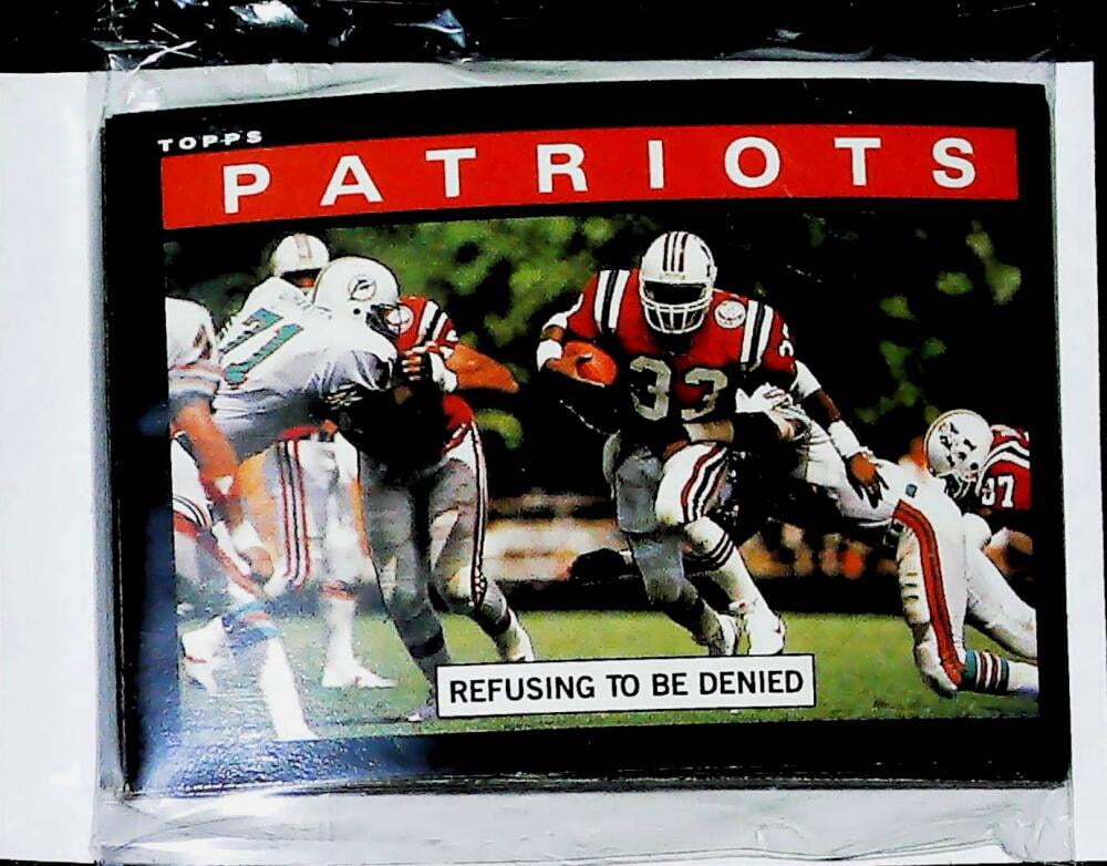 1985 Patriots Roster 1985 Patriots