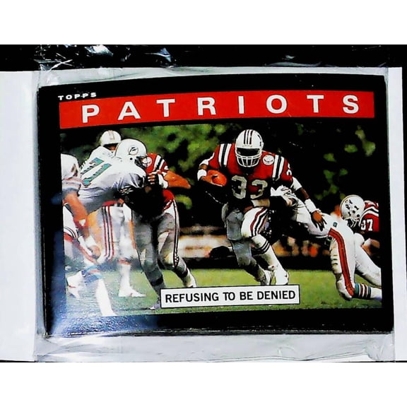 1985 Topps Football New England Patriots Team Set Fryar RC NrMt+