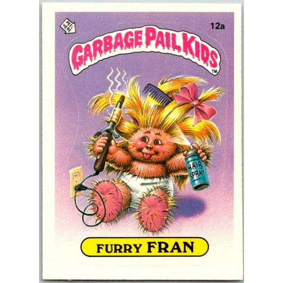 1985 Topps Garbage Pail Kids Series 1 #12a Furry Fran V44370