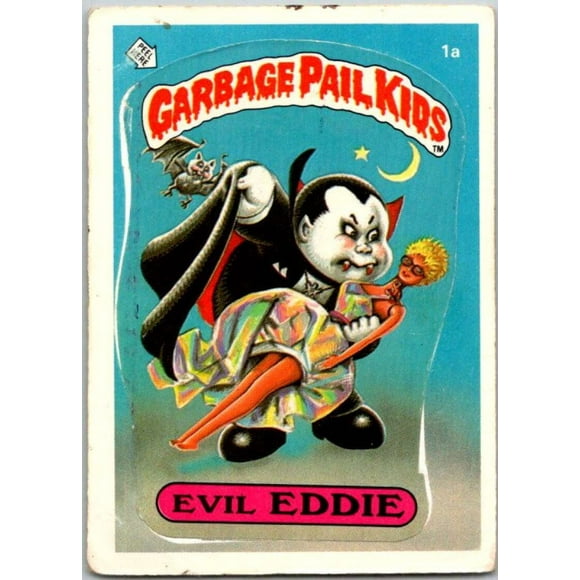 1985 Topps Garbage Pail Kids Series 1 #1b Evil Eddie V44260