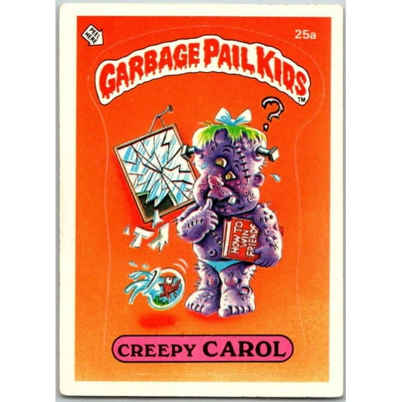 1985 Topps Garbage Pail Kids Series 1 #25a Creepy Carol V44503