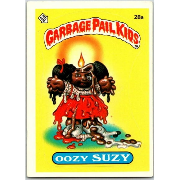 1985 Topps Garbage Pail Kids Series 1 #28a Oozy Suzie V44534