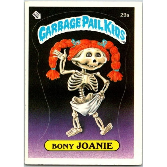 1985 Topps Garbage Pail Kids Series 1 #29a Bony Joanie V44552