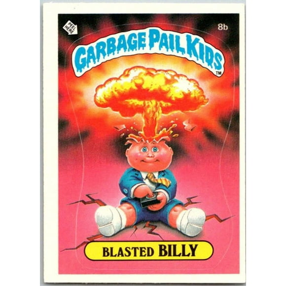 1985 Topps Garbage Pail Kids Series 1 #8b Adam Bomb V44339