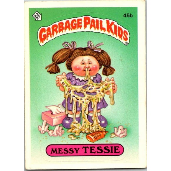 1985 Topps Garbage Pail Kids Series 2 #45b Messy Tessie V72736