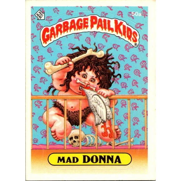 1985 Topps Garbage Pail Kids Series 2 #50a Mad Donna V72737