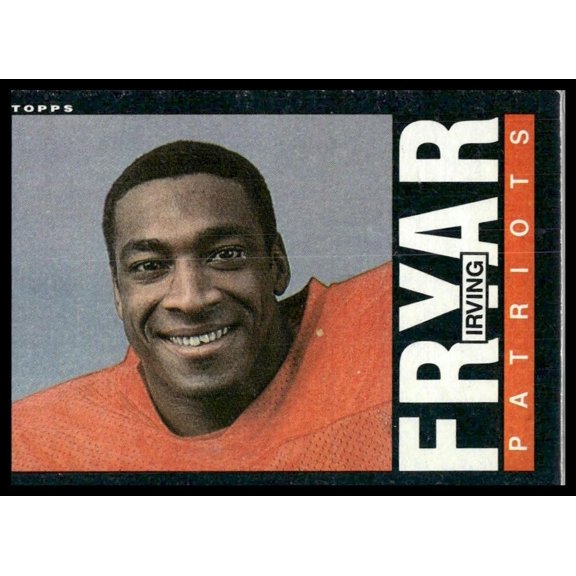 1985 Topps Near Mint Irving Fryar #325 RC New England Patriots Football Card