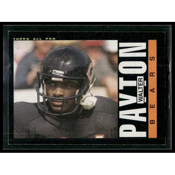 1985 Topps Walter Payton Chicago Bears #33 Football Card
