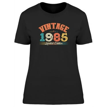 1985 Vintage  T-Shirt Women -Image by Shutterstock, Female XX-Large