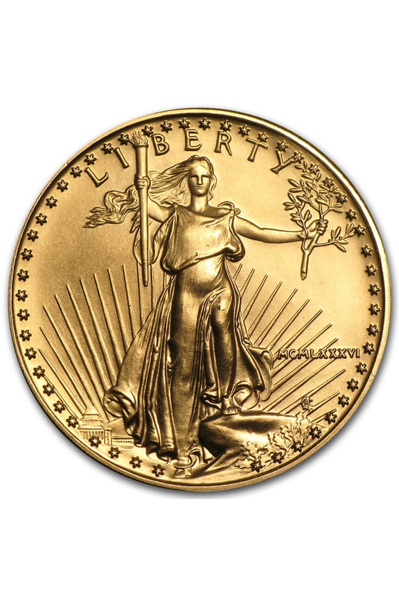1986 1/2 oz American Gold Eagle BU (MCMLXXXVI)