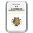 thumbnail image 1 of 1986 1/4 oz American Gold Eagle MS-69 NGC, 1 of 3