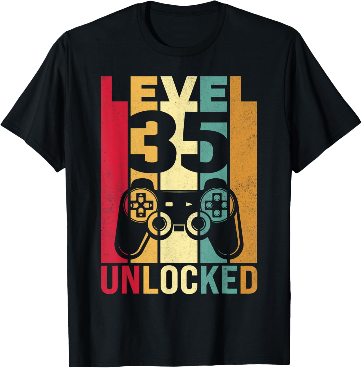 35th Birthday Shirt For Men – “Made In 1990 Aged To Perfection” Customizable Gift T-Shirt - View #4