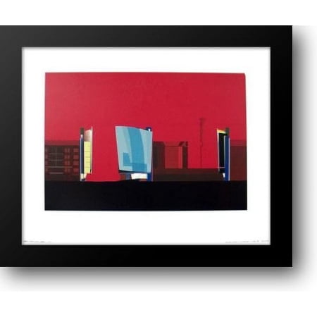 1986 24x20 Framed Art Print by Zaha, Hadid