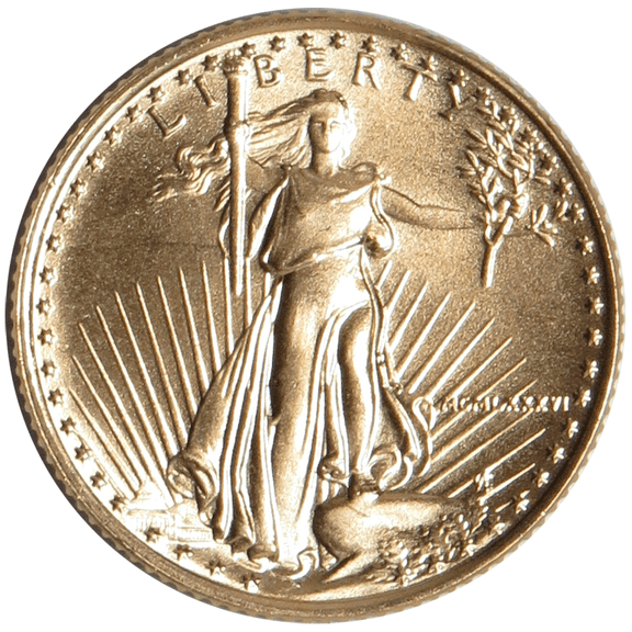 1986 $5 1/10-oz American Gold Eagle BU
