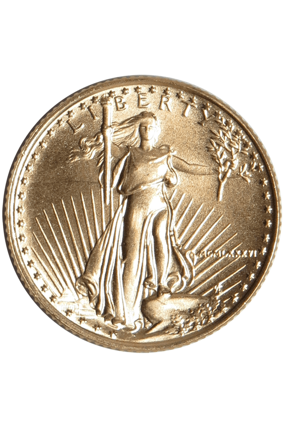 1986 $5 1/10-oz American Gold Eagle BU