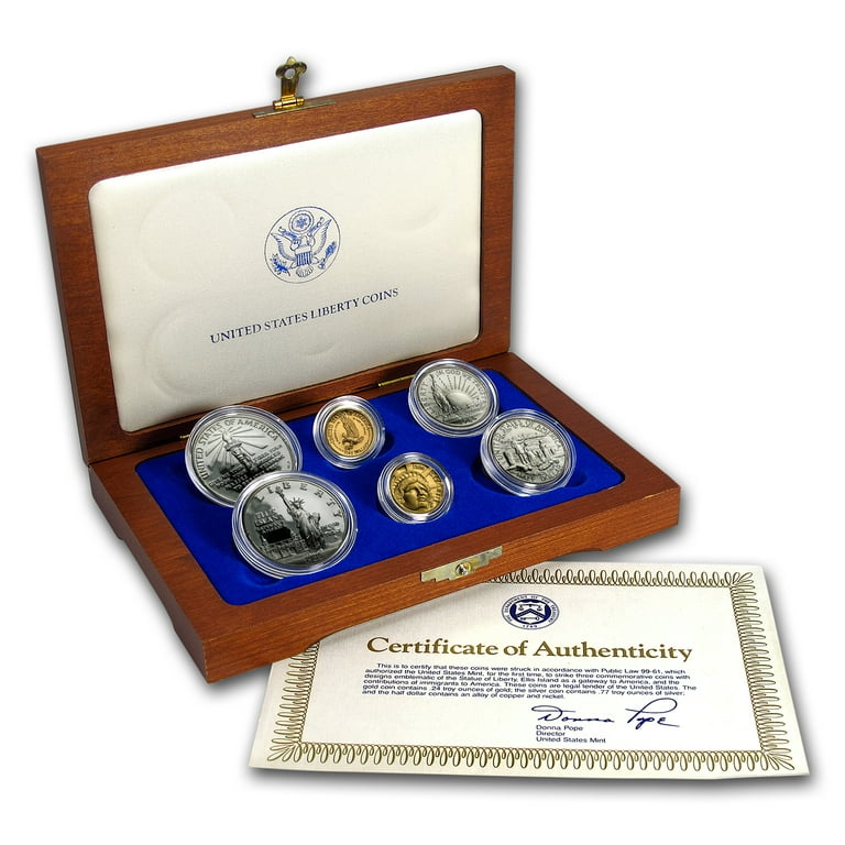 コレクション 1986 United States Proof Coin Set 1986 Prestige Set - First of Its Kind Online