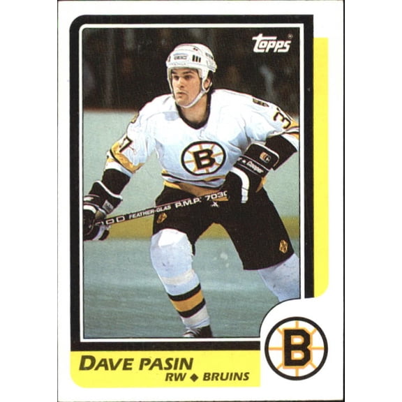 1986-87 Topps #76 Dave Pasin DP RC NHL Hockey Trading Card