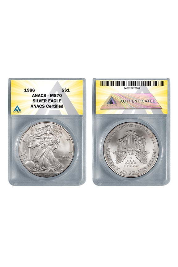 1986 American Silver Eagle 1oz coin MS70
