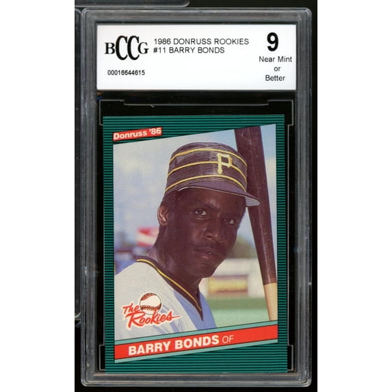 1986 Donruss The Rookies #11 Barry Bonds Rookie Card