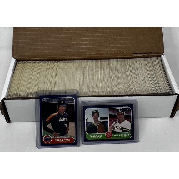 1986 Fleer Baseball Hand Collated Complete Set 1-660 Jose Canseco #649 Rookie