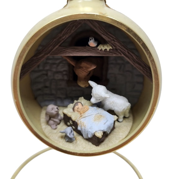 1986 Gentle Blessings (Nativity) Hallmark Keepsake Christmas Tree Ornaments QLX7083