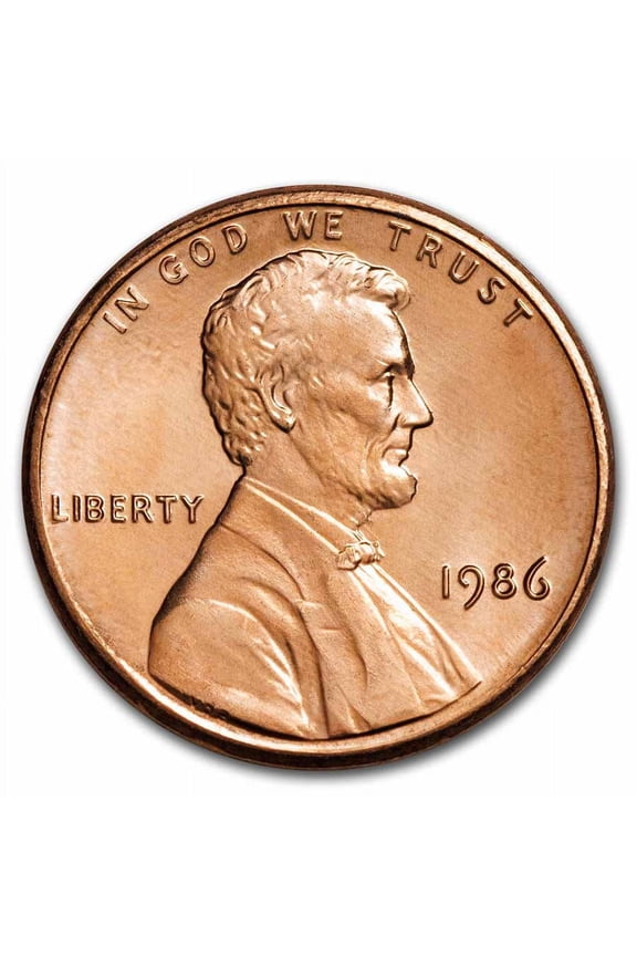 1986 Lincoln Cent BU (Red)