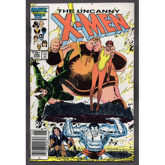 1986 Marvel The Uncanny X-Men #206 Near Mint X-Men Trading Card