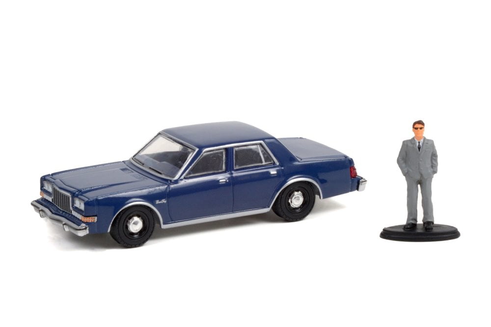 1986 Plymouth Grand Fury Unmarked Police Car, Navy Blue