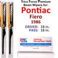 thumbnail image 1 of 1986 Pontiac Fiero Performance Beam Wipers (Set of 2), 1 of 3