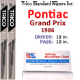 thumbnail image 1 of 1986 Pontiac Grand Prix Wiper Blades (Set of 2), 1 of 3