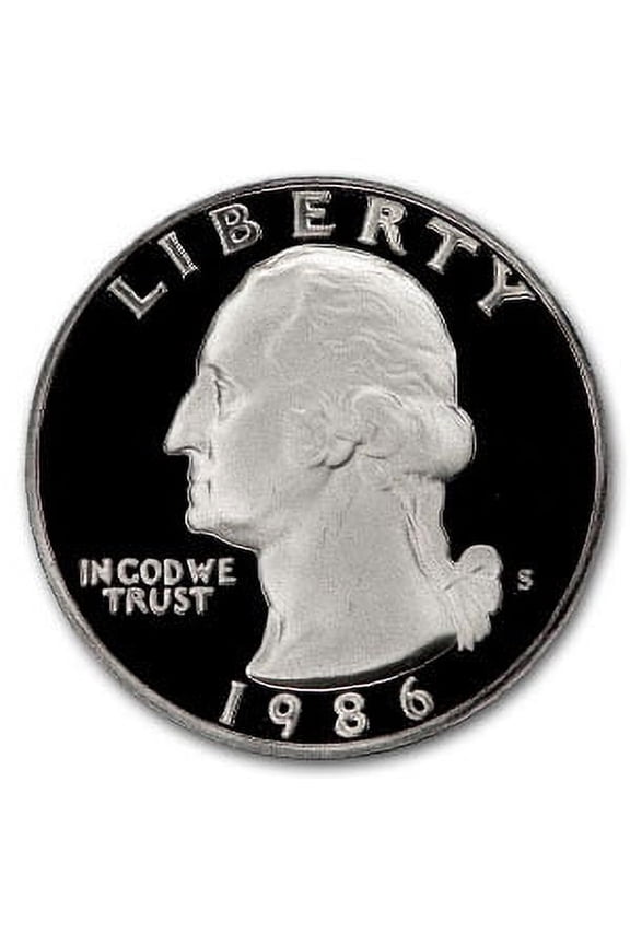 1986-S Washington Quarter Gem Proof