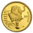 thumbnail image 1 of 1986 Singapore 1/10 oz Proof Gold 10 Singold Tiger, 1 of 2