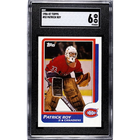 1986 Topps #53 Patrick Roy SGC 6